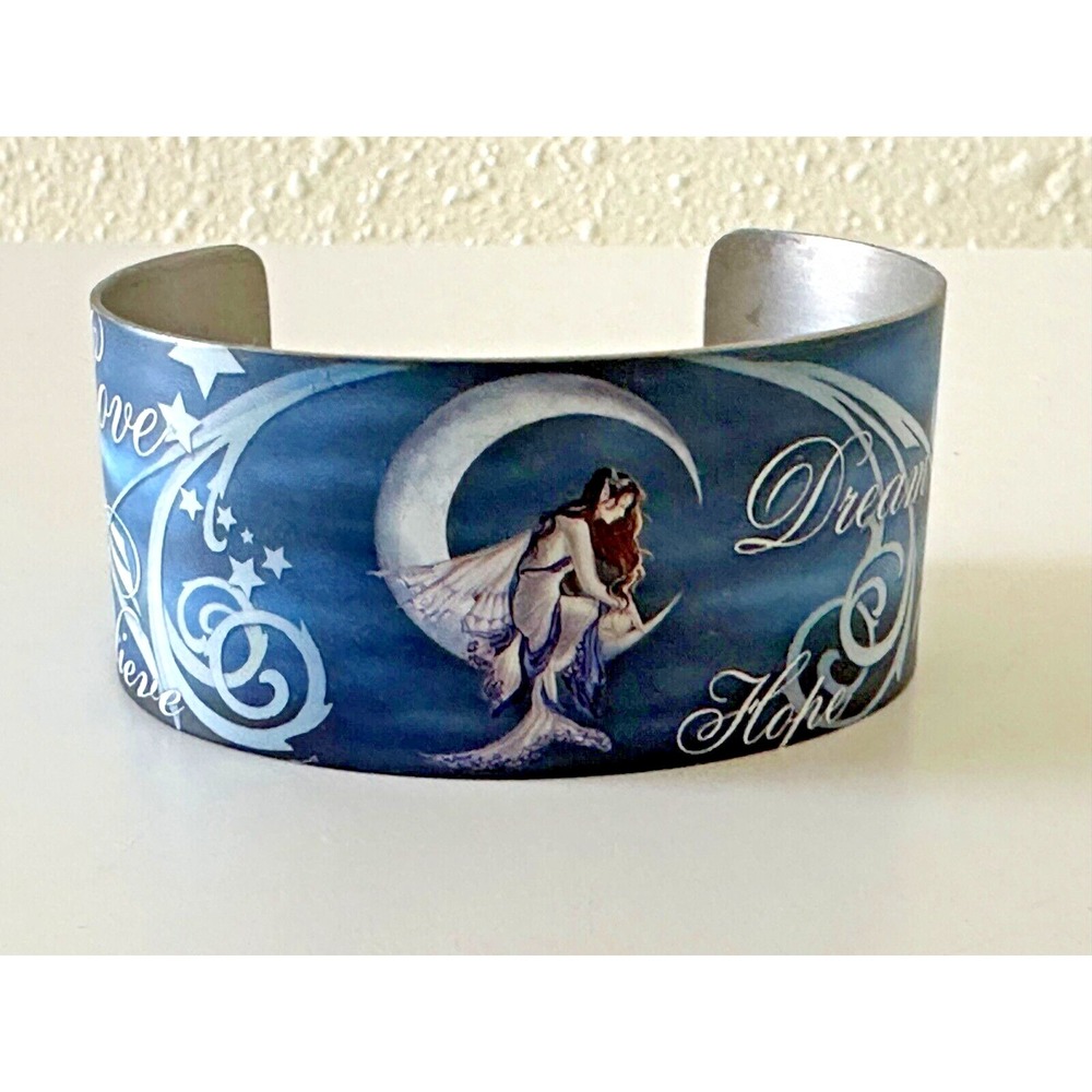 Nene Thomas Memory Cuff Bracelet Bradford Exchange Wish Dream Hope‎ Love Signed